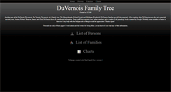 Desktop Screenshot of genealogy.duvernois.org